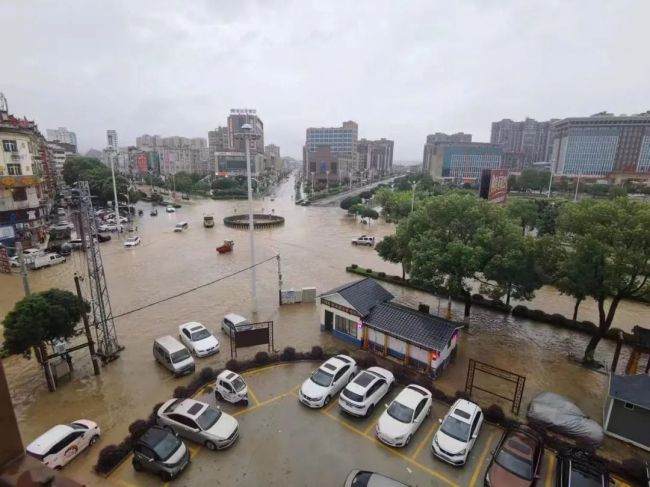 暴雨后的富川縣。譚山泉 攝（修圖）.jpg